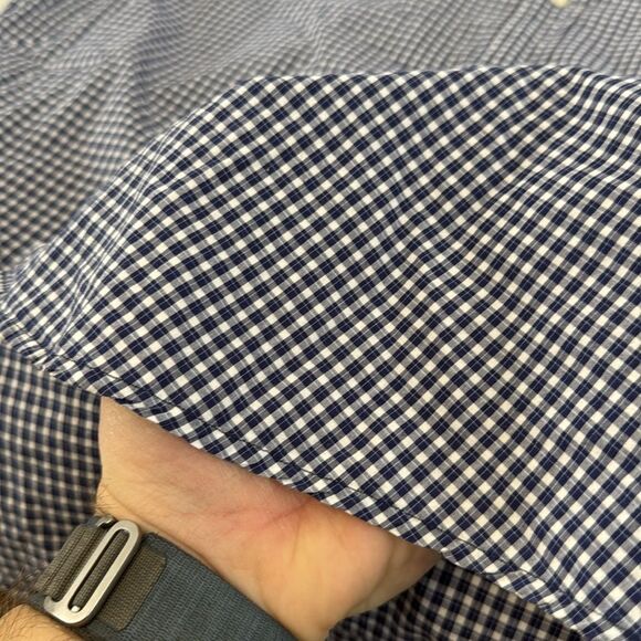 Scotch & Soda Men's Blue Checkered Shirt Sz XL - Picture 2 of 2